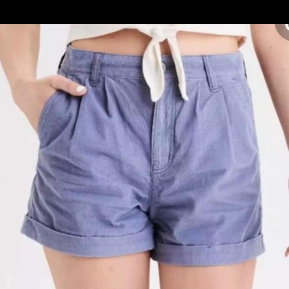 Periwinkle Corduroy shorts